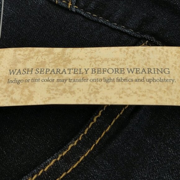 Democracy "Ab"solution Itty Bitty Bootcut Indigo Jeans Women's Size 14 - Picture 6 of 11